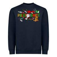Navy christmas phlebotomist Heavyweight Sweatshirt - LillyAllenDesigns