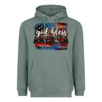 Sage God bless America  4th of July Heavyweight Hoodie - CowGirlArtShop