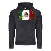 Cactus Sunflower Mexican Flag Vintage Hoodie | Teevron