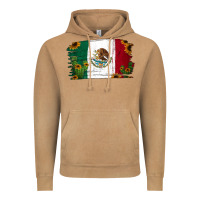 Vintage Camel cactus sunflower mexican flag Vintage Hoodie - Jasminsmagicworld