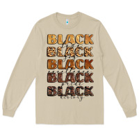 Mushroom typography variations in animal and glitter textur Long Sleeve Tee - LillyAllenDesigns