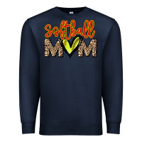 Navy Softball mom Premium Sweatshirt - HowdyJamesFarm