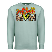 Seafoam Softball mom Premium Sweatshirt - HowdyJamesFarm
