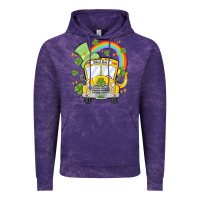 Cloud Purple st. patrick's day school bus Vintage Hoodie - MaliasSmallBusiness