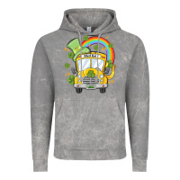 Cloud Rock st. patrick's day school bus Vintage Hoodie - MaliasSmallBusiness