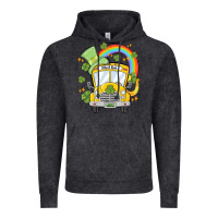 Vintage Black st. patrick's day school bus Vintage Hoodie - MaliasSmallBusiness