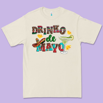Drinko De Mayo With Margarita And  Sombrero Premium Tee Designed By Artiststas