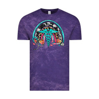 Cloud Purple nurse rainbow Vintage Tee - NancyCooperArtShop