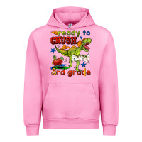 Fuchsia Pink ready to crush 3rd grade Urban Hoodie - BundleAndBundleShop