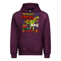 Mauve Wine ready to crush 3rd grade Urban Hoodie - BundleAndBundleShop