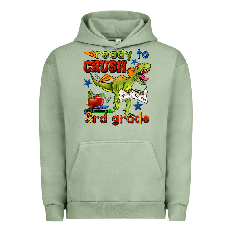 Ready To Crush 3rd Grade Urban Hoodie by BundleAndBundleShop | Teevron