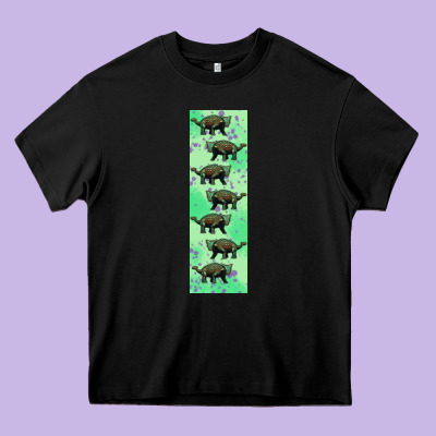 Dinosaur Ankylosaurus Pen Wrap Heavy Core Tee Designed By Artiststas