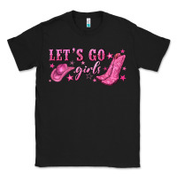 Black lets go girls Classic Tee - NancyCooperArtShop
