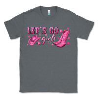 Charcoal Heather lets go girls Classic Tee - NancyCooperArtShop