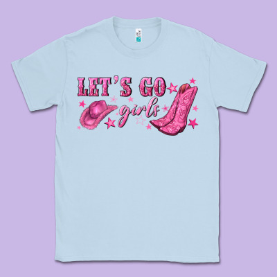 Lets Go Girls Classic Tee Designed By Nancycooperartshop
