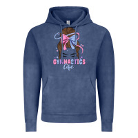 Vintage Denim gymnastics life Vintage Hoodie - MaliasSmallBusiness