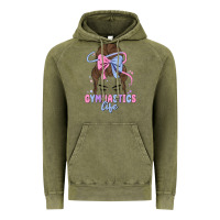 Vintage Olive gymnastics life Vintage Hoodie - MaliasSmallBusiness