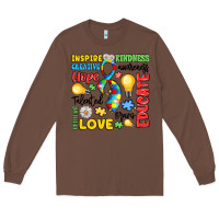 Chestnut name puzzle ribbon of inspiration Long Sleeve Tee - LillyAllenDesigns