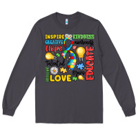 Smoke name puzzle ribbon of inspiration Long Sleeve Tee - LillyAllenDesigns