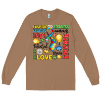 Toasted Coconut name puzzle ribbon of inspiration Long Sleeve Tee - LillyAllenDesigns
