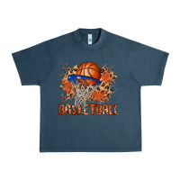 Midnight Navy custom name basketball Urban Heavy Tee - MaliasSmallBusiness