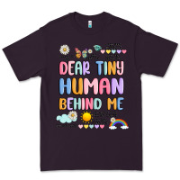 Plum dear tiny human behind me Premium Tee - JahusDesignShop