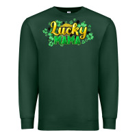 Sports Green Lucky mama mother's day Premium Sweatshirt - HowdyJamesFarm