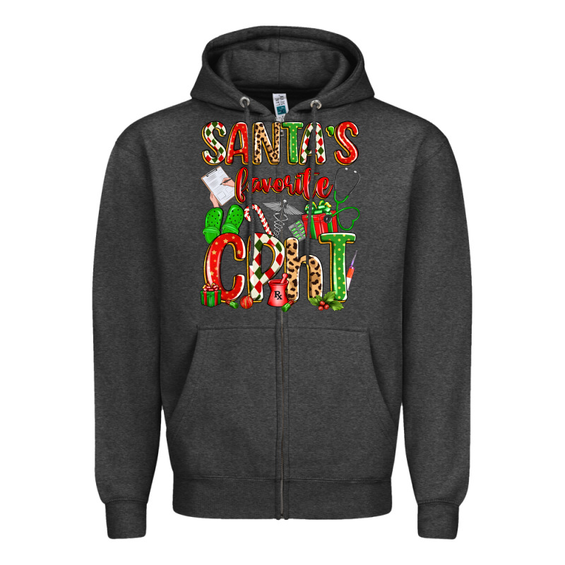 Santa's Favorite Cpht Zipper Hoodie by texasbilliewilder | Teevron