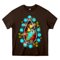 Chocolate Brown gemstone christmas Heavy Core Tee - JahusDesignShop