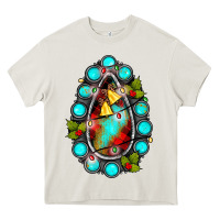 Cream gemstone christmas Heavy Core Tee - JahusDesignShop