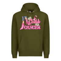 Army Green crush cancer Premium Hoodie - CowGirlArtShop