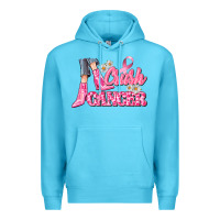 Ocean Blue crush cancer Premium Hoodie - CowGirlArtShop
