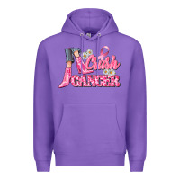 Purple crush cancer Premium Hoodie - CowGirlArtShop
