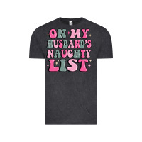 Vintage Black on my husband's naughty list Vintage Tee - MaliasSmallBusiness
