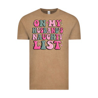 Vintage Coffee on my husband's naughty list Vintage Tee - MaliasSmallBusiness