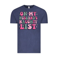 Vintage Denim on my husband's naughty list Vintage Tee - MaliasSmallBusiness
