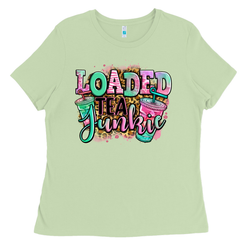 Loaded Tea Junkie Ladies Tee by Jasminsmagicworld | Teevron