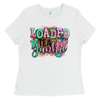 White loaded tea junkie Ladies Tee - Jasminsmagicworld