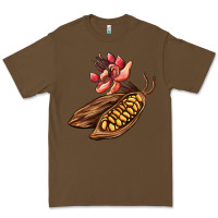 Cacao cacao beans and flowers Premium Tee - AdoDesignShop