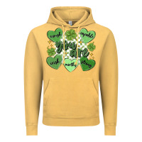 Vintage Mustard st. patrick's day positive affirmations Vintage Hoodie - MaliasSmallBusiness