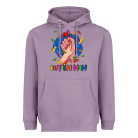 Lavender Autism Mom Heavyweight Hoodie - CowGirlArtShop