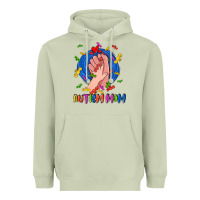 Matcha Autism Mom Heavyweight Hoodie - CowGirlArtShop