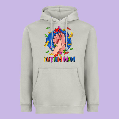 Autism Mom Heavyweight Hoodie Designed By Cowgirlartshop