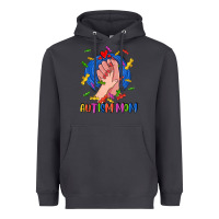 Smoke Autism Mom Heavyweight Hoodie - CowGirlArtShop