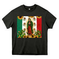 Asphalt our lady of guadalupe Heavy Core Tee - JahusDesignShop
