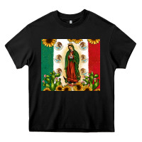 Black our lady of guadalupe Heavy Core Tee - JahusDesignShop