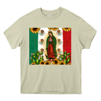 Mossy our lady of guadalupe Heavy Core Tee - JahusDesignShop