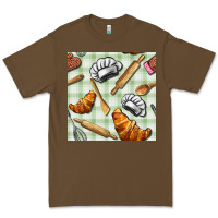 Cacao chef tools seamless pattern Premium Tee - BundleAndBundleShop
