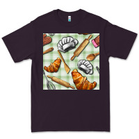 Plum chef tools seamless pattern Premium Tee - BundleAndBundleShop