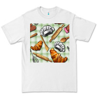 White chef tools seamless pattern Premium Tee - BundleAndBundleShop